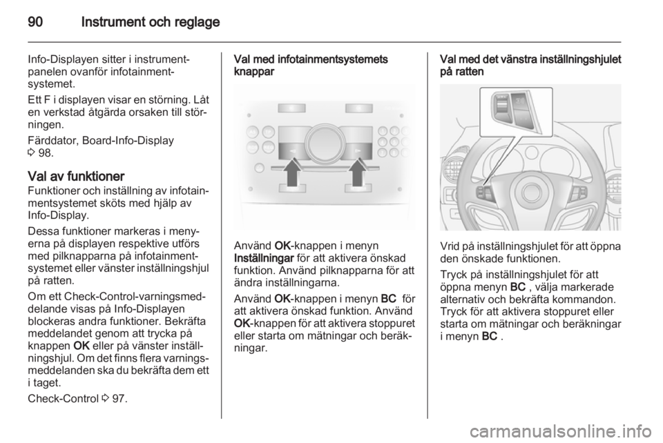 OPEL ANTARA 2013.5  Instruktionsbok 