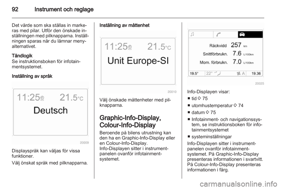 OPEL ANTARA 2013.5  Instruktionsbok 