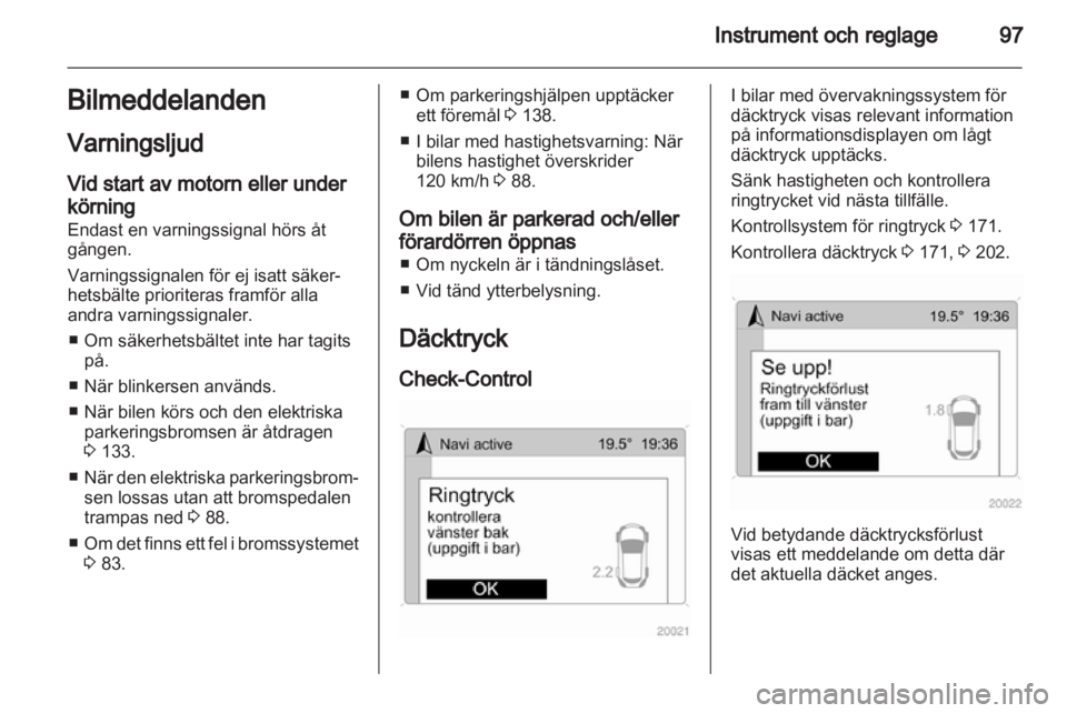 OPEL ANTARA 2013.5  Instruktionsbok 
