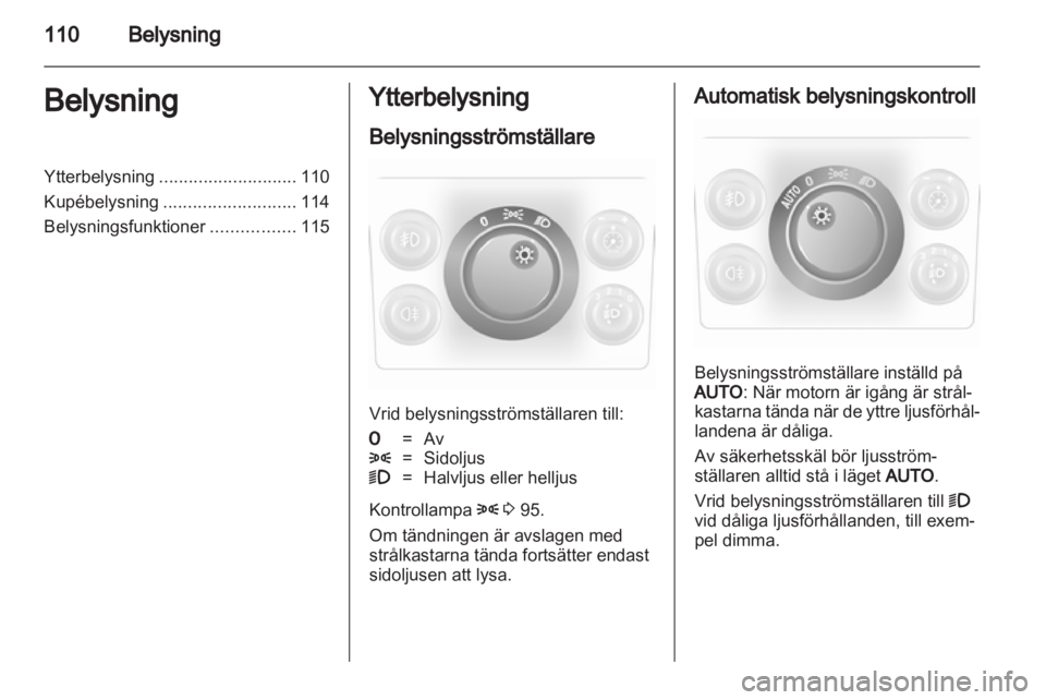 OPEL ASTRA H 2010.5  Instruktionsbok 