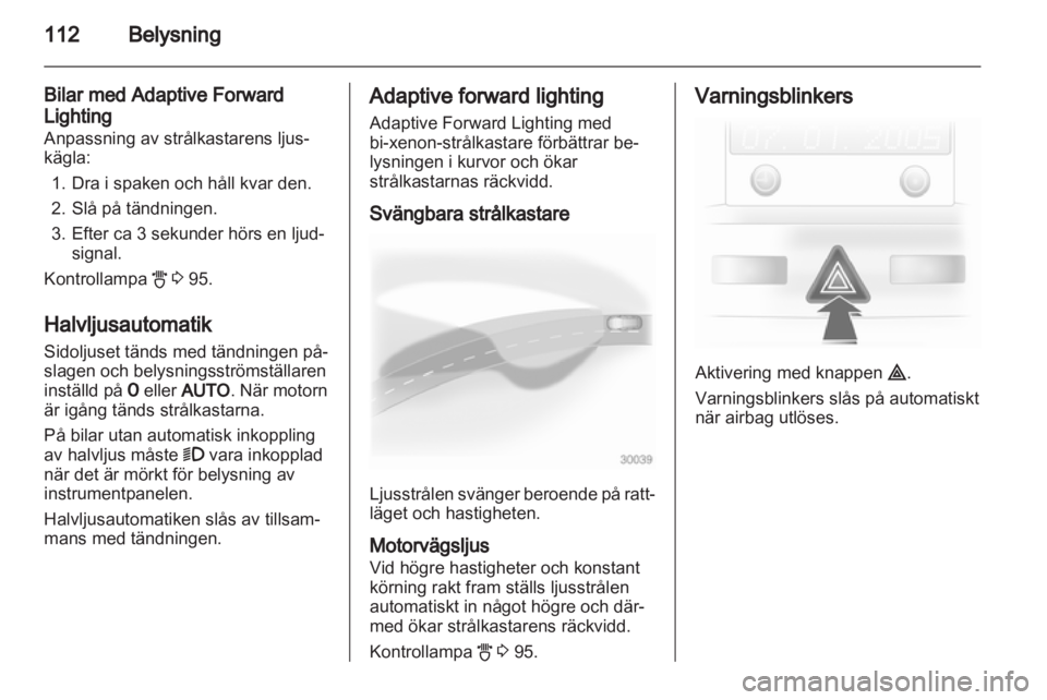 OPEL ASTRA H 2010.5  Instruktionsbok 