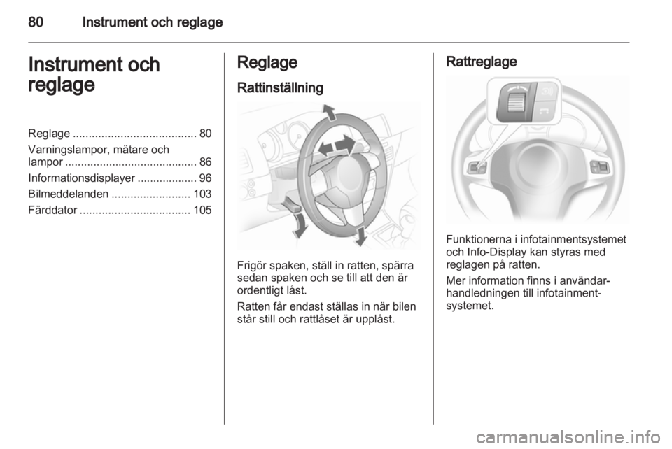 OPEL ASTRA H 2010.5  Instruktionsbok 