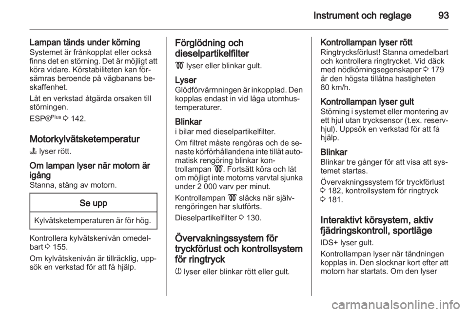OPEL ASTRA H 2010.5  Instruktionsbok 