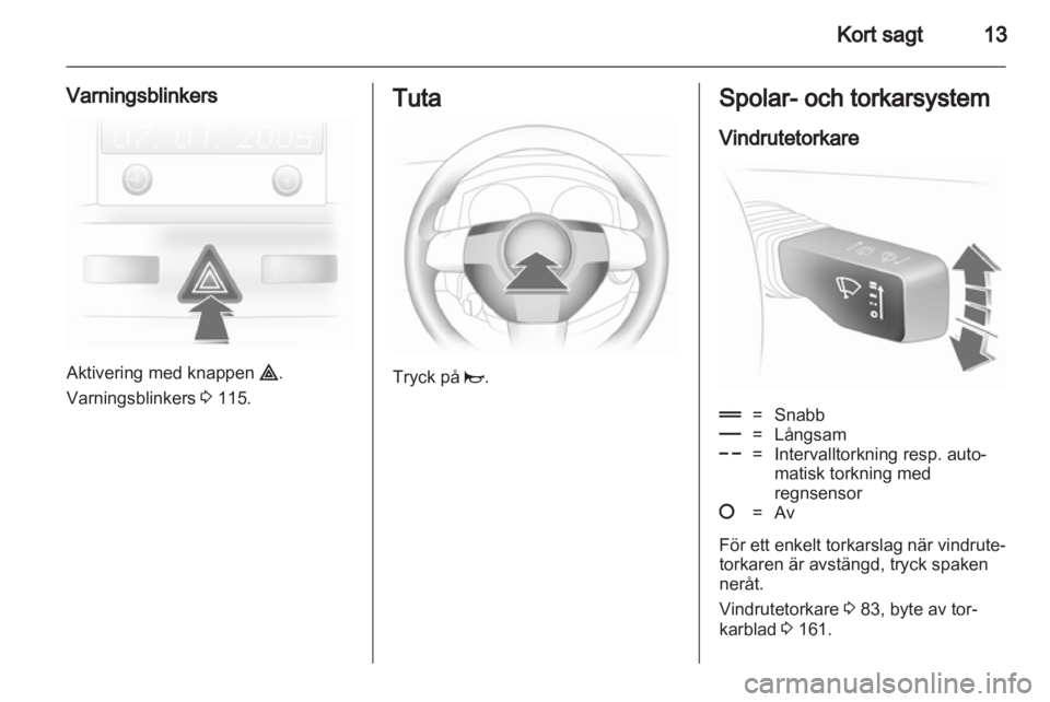 OPEL ASTRA H 2011  Instruktionsbok 