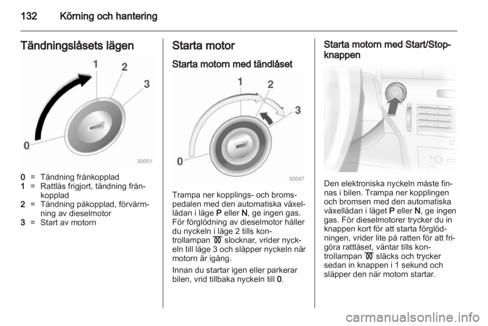 OPEL ASTRA H 2011  Instruktionsbok 
