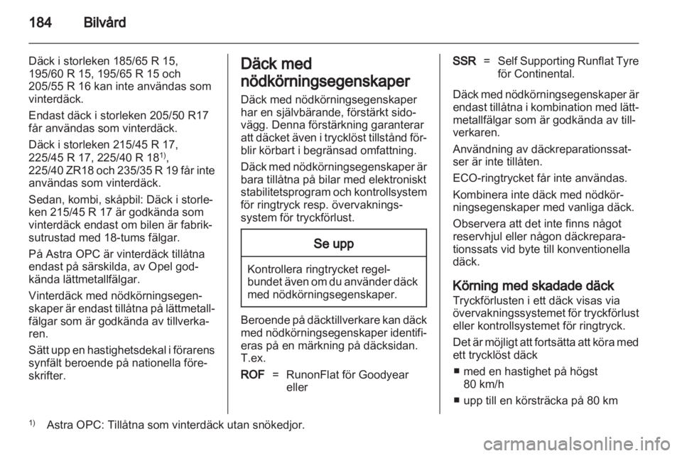 OPEL ASTRA H 2011  Instruktionsbok 