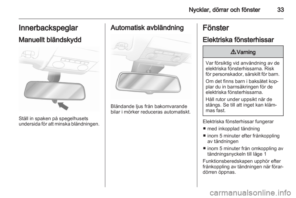 OPEL ASTRA H 2011  Instruktionsbok 