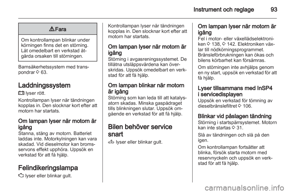 OPEL ASTRA H 2011  Instruktionsbok 