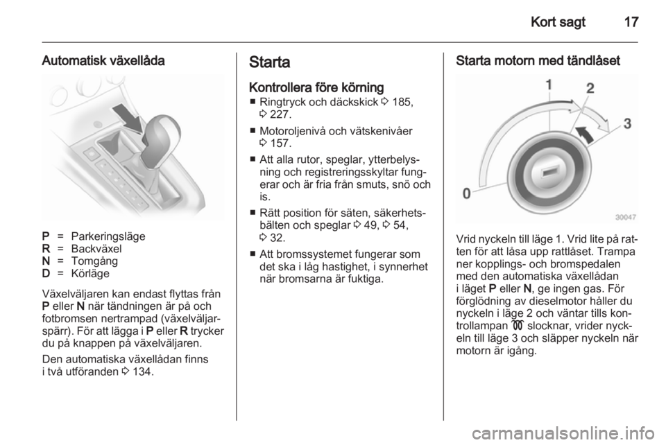 OPEL ASTRA H 2012  Instruktionsbok 