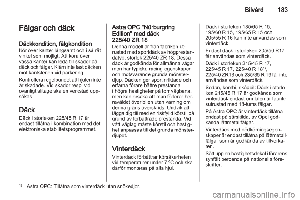 OPEL ASTRA H 2012  Instruktionsbok 