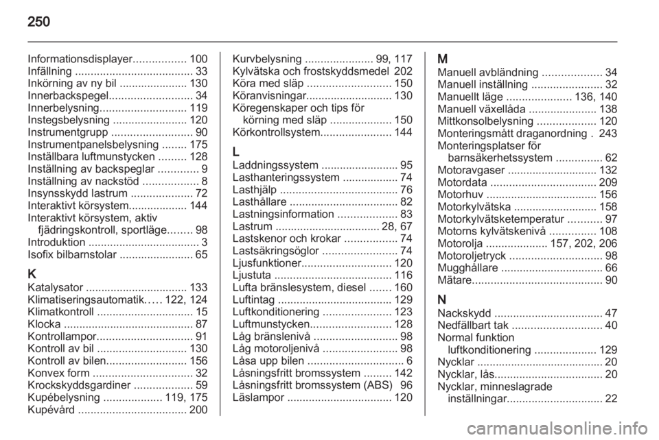 OPEL ASTRA H 2012  Instruktionsbok 