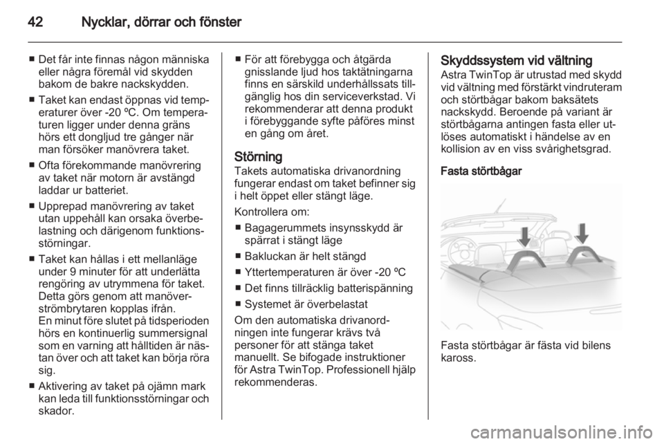 OPEL ASTRA H 2012  Instruktionsbok 