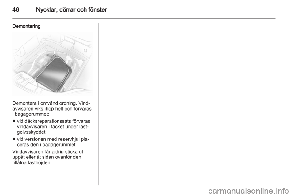 OPEL ASTRA H 2012  Instruktionsbok 