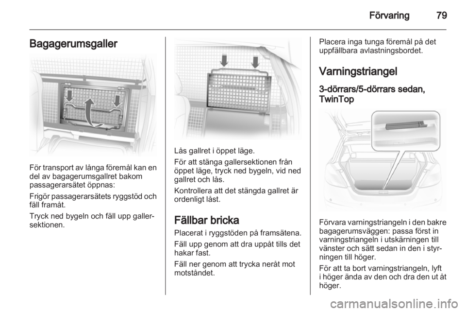 OPEL ASTRA H 2012  Instruktionsbok 