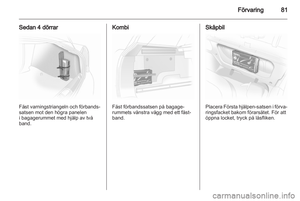 OPEL ASTRA H 2012  Instruktionsbok 