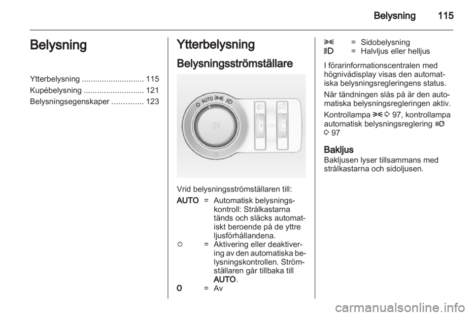 OPEL ASTRA J 2011  Instruktionsbok 