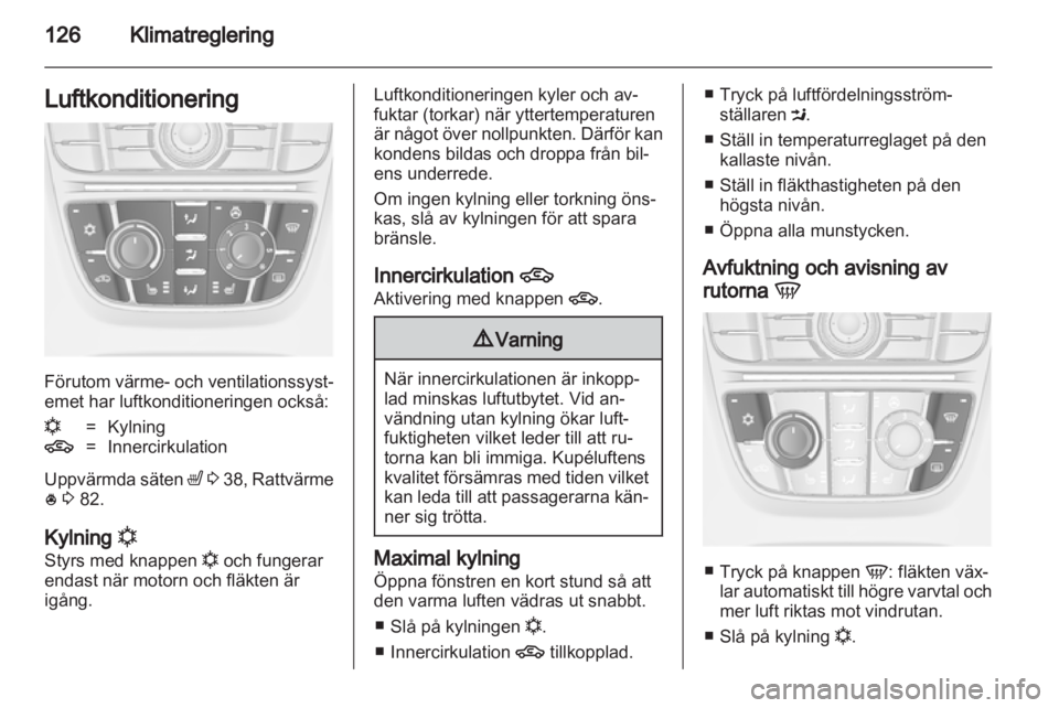 OPEL ASTRA J 2011  Instruktionsbok 