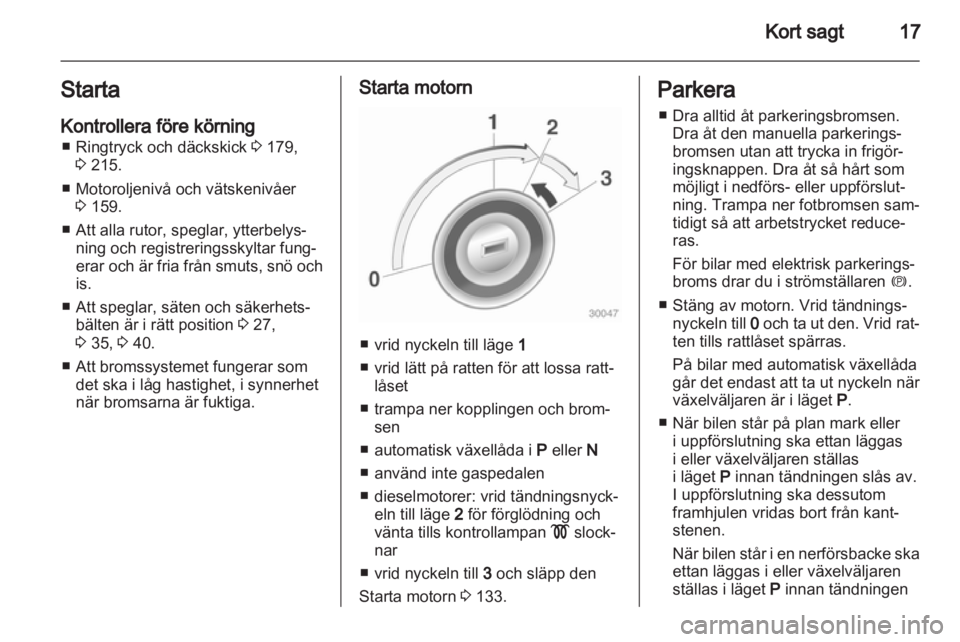 OPEL ASTRA J 2011  Instruktionsbok 