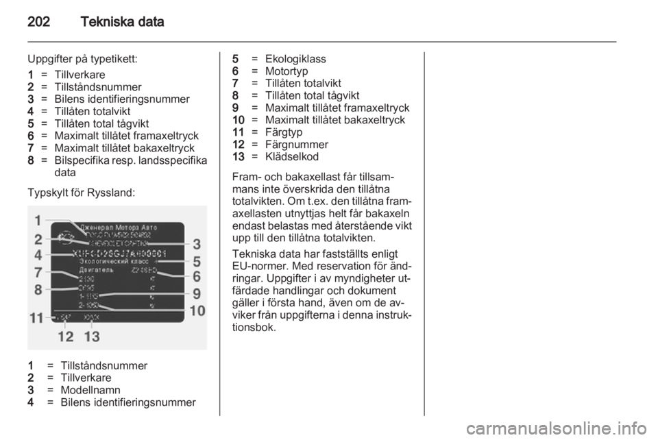 OPEL ASTRA J 2011  Instruktionsbok 