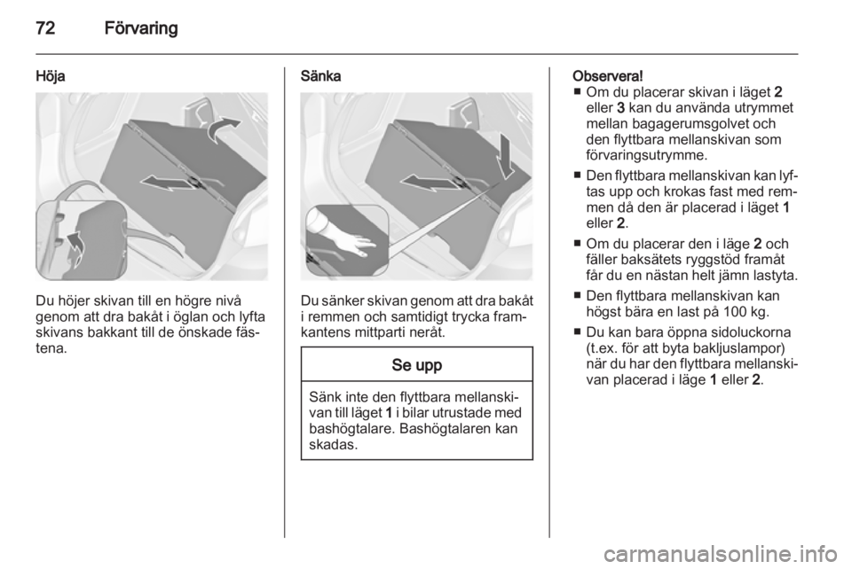 OPEL ASTRA J 2011  Instruktionsbok 