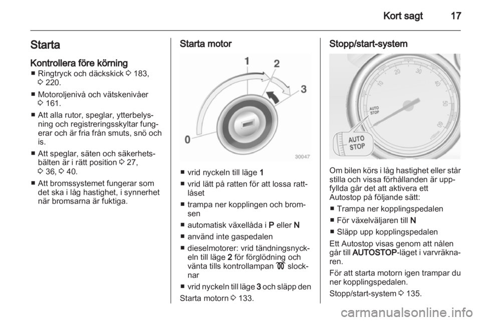OPEL ASTRA J 2011.5  Instruktionsbok 
