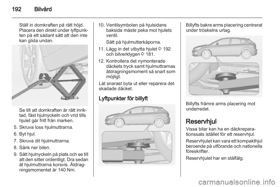 OPEL ASTRA J 2011.5  Instruktionsbok 