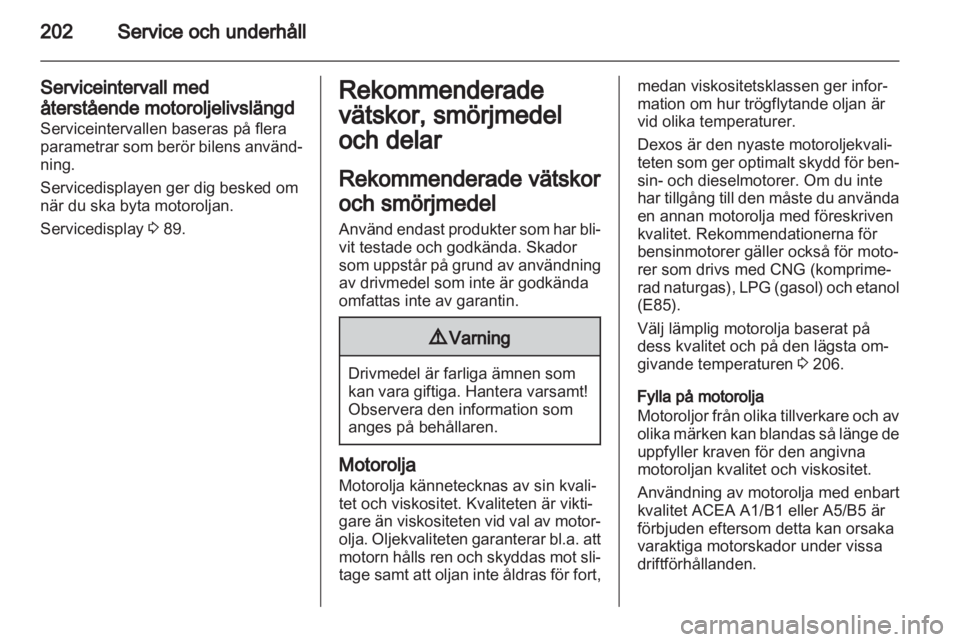 OPEL ASTRA J 2011.5  Instruktionsbok 