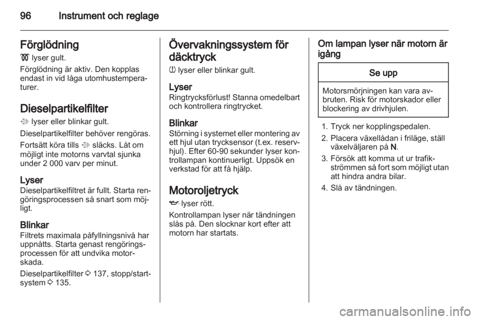 OPEL ASTRA J 2011.5  Instruktionsbok 