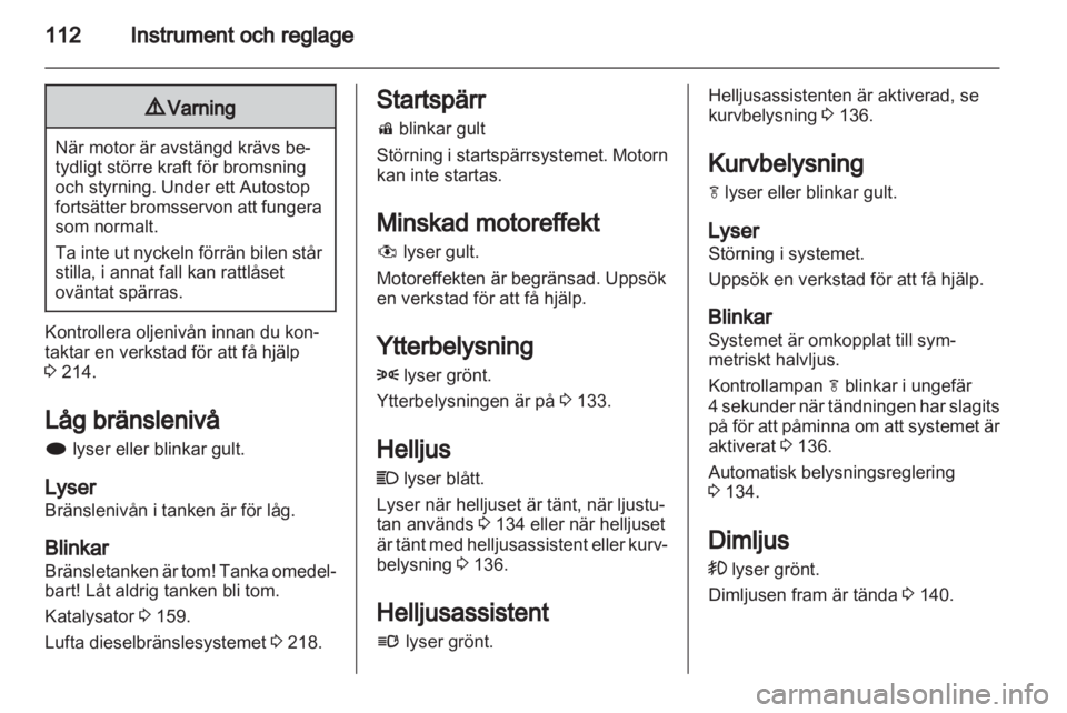 OPEL ASTRA J 2013  Instruktionsbok 