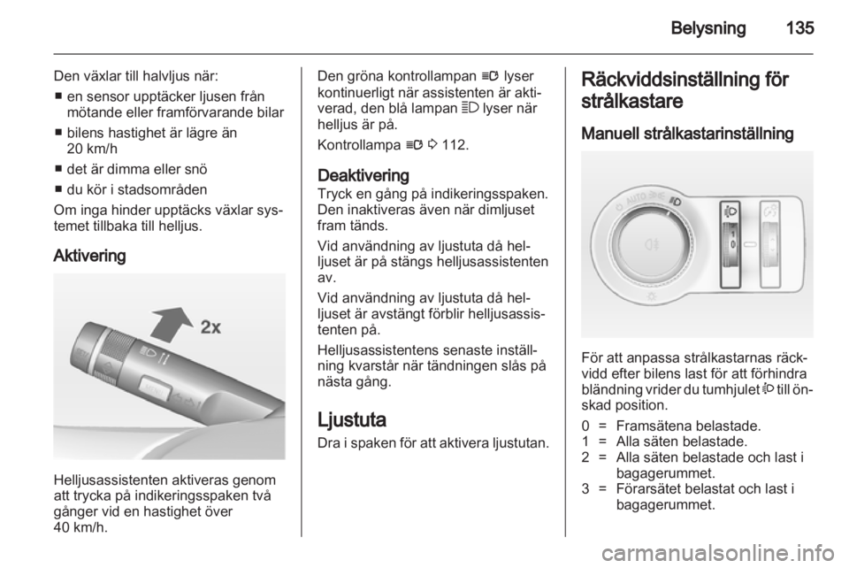 OPEL ASTRA J 2013  Instruktionsbok 