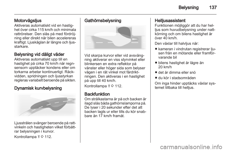 OPEL ASTRA J 2013  Instruktionsbok 