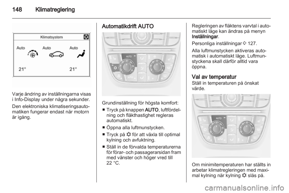 OPEL ASTRA J 2013  Instruktionsbok 