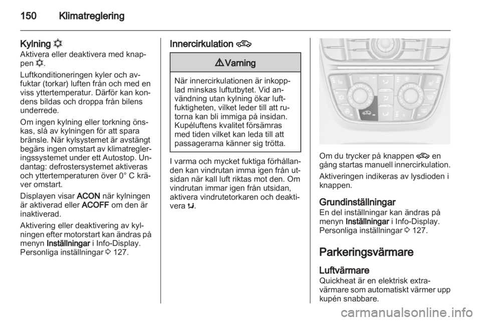 OPEL ASTRA J 2013  Instruktionsbok 