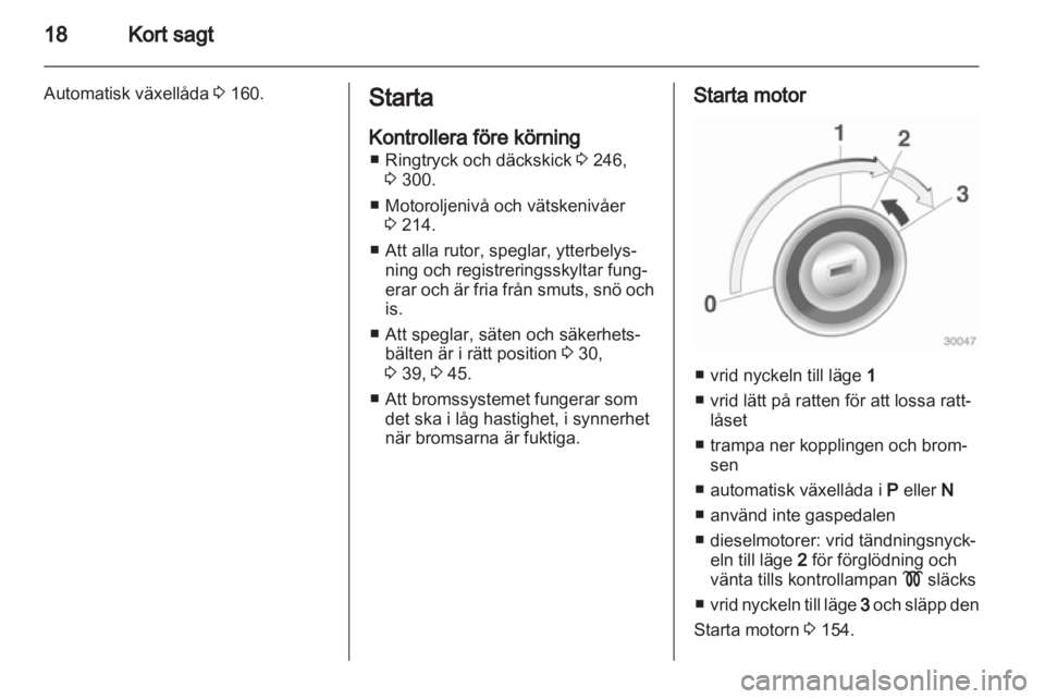 OPEL ASTRA J 2013  Instruktionsbok 