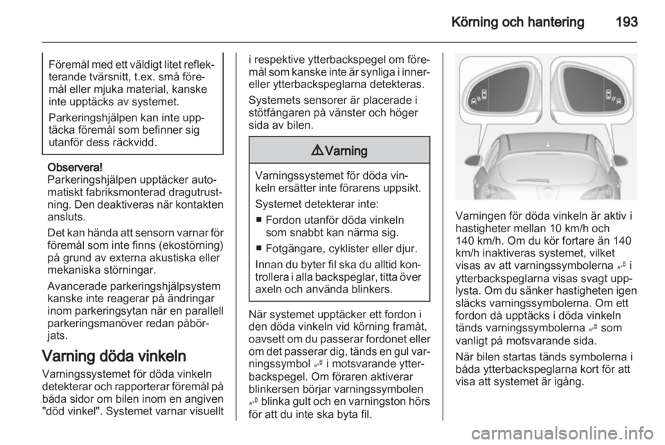 OPEL ASTRA J 2013  Instruktionsbok 