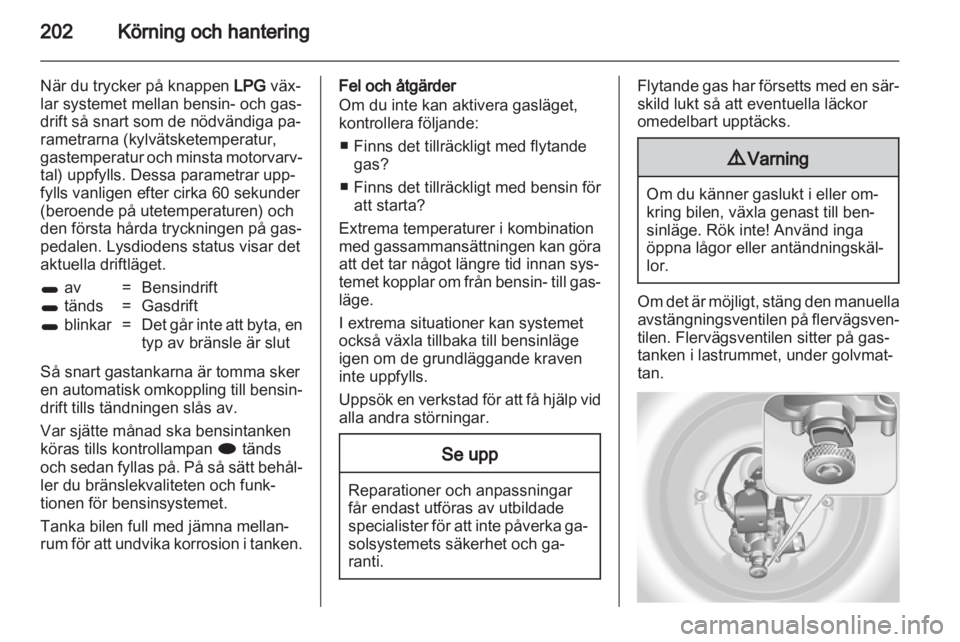 OPEL ASTRA J 2013  Instruktionsbok 