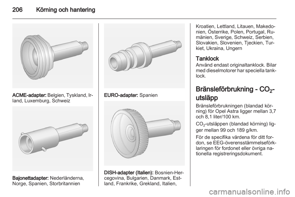 OPEL ASTRA J 2013  Instruktionsbok 