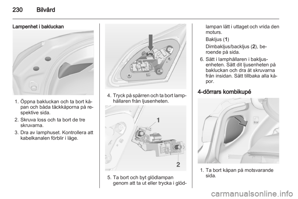OPEL ASTRA J 2013  Instruktionsbok 