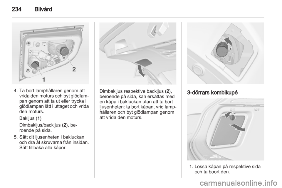 OPEL ASTRA J 2013  Instruktionsbok 