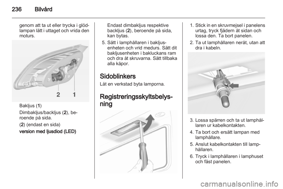 OPEL ASTRA J 2013  Instruktionsbok 