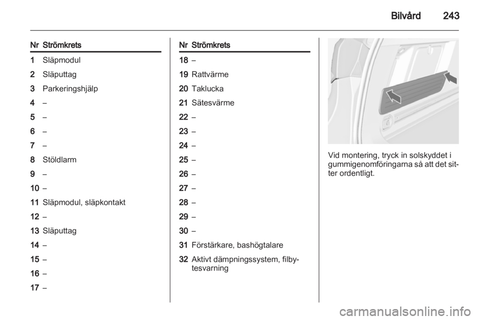 OPEL ASTRA J 2013  Instruktionsbok 