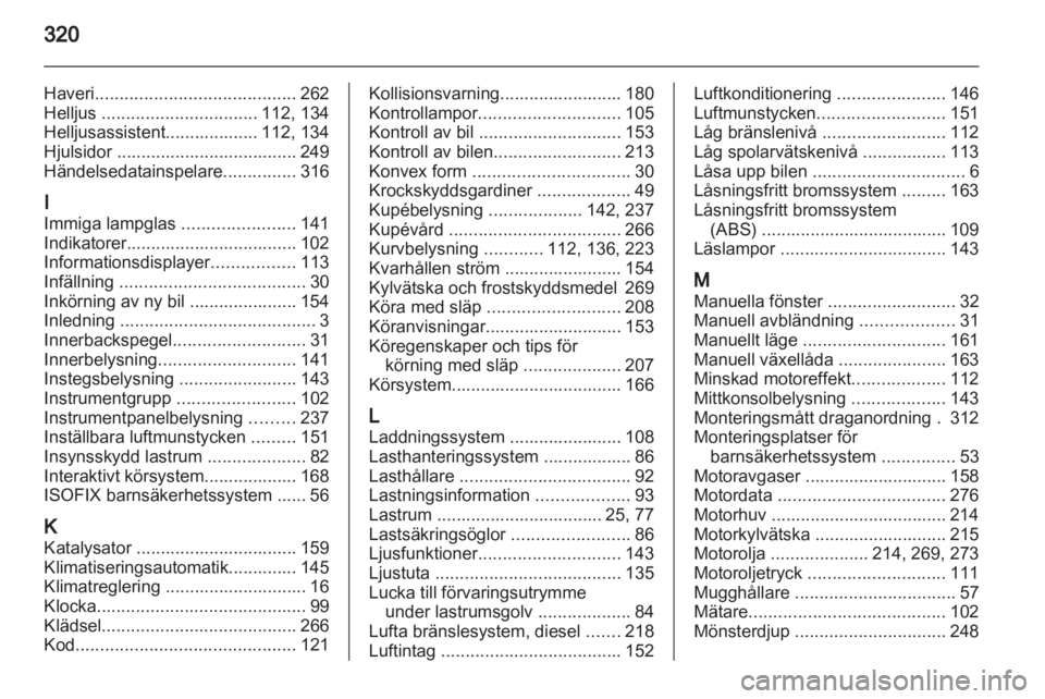OPEL ASTRA J 2013  Instruktionsbok 
