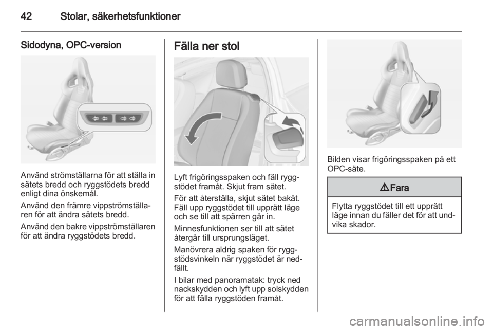 OPEL ASTRA J 2013  Instruktionsbok 