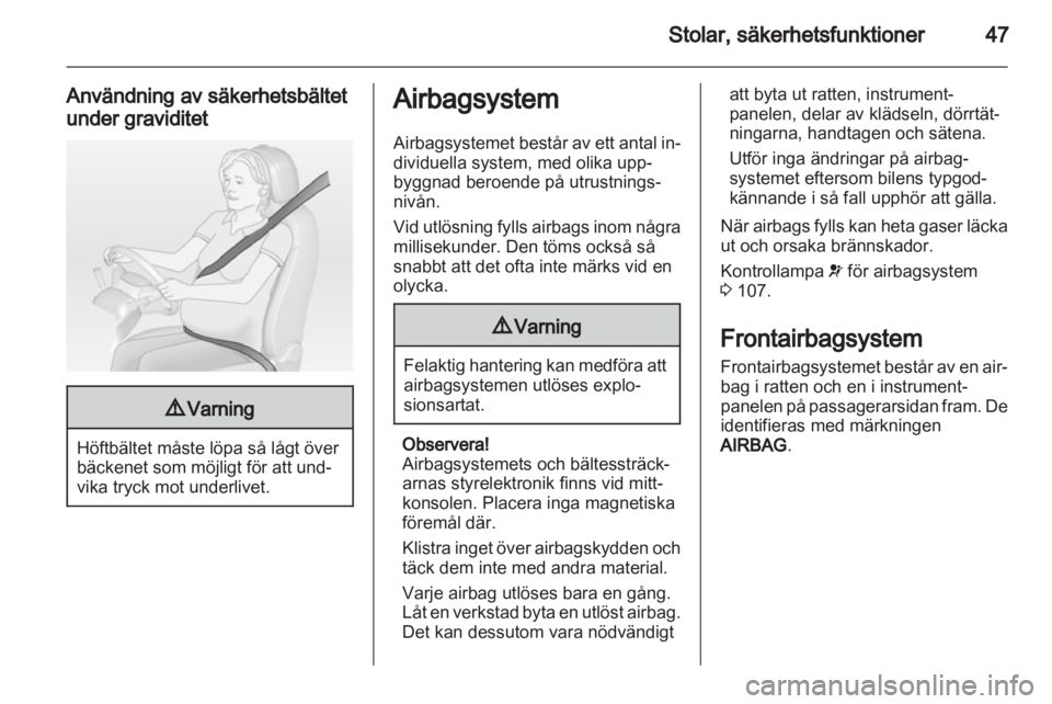 OPEL ASTRA J 2013  Instruktionsbok 