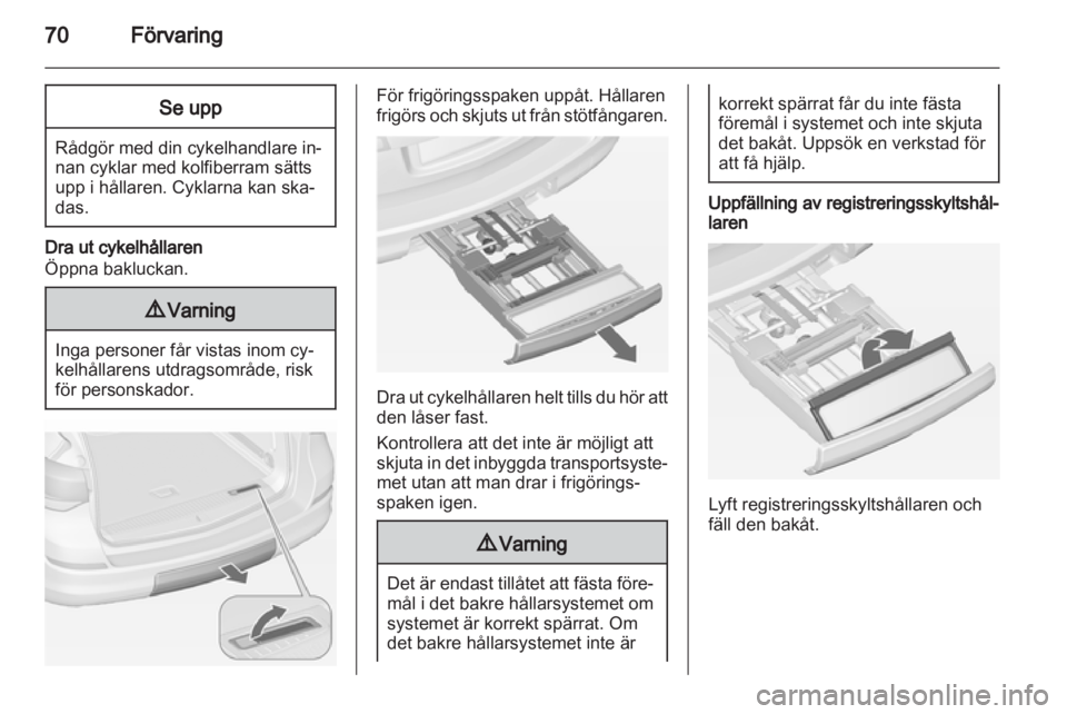 OPEL ASTRA J 2013  Instruktionsbok 