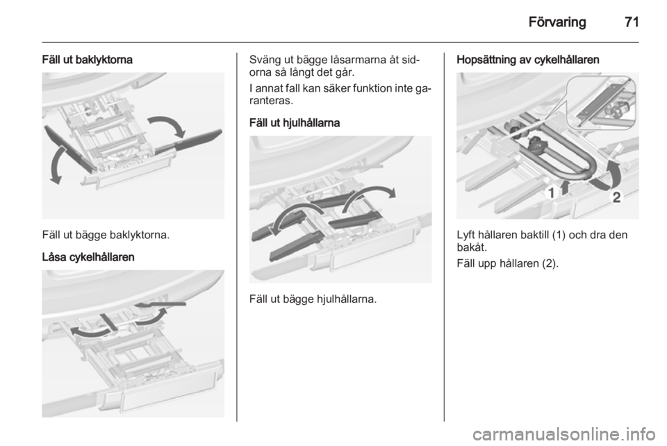 OPEL ASTRA J 2013  Instruktionsbok 