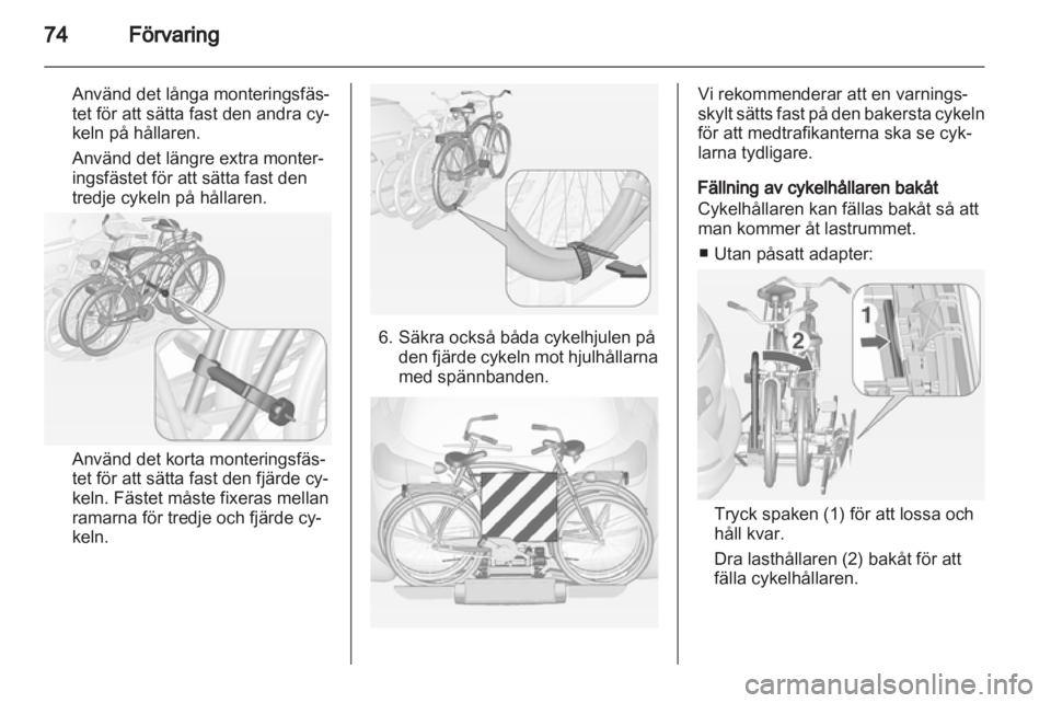 OPEL ASTRA J 2013  Instruktionsbok 