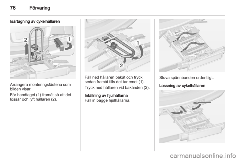 OPEL ASTRA J 2013  Instruktionsbok 
