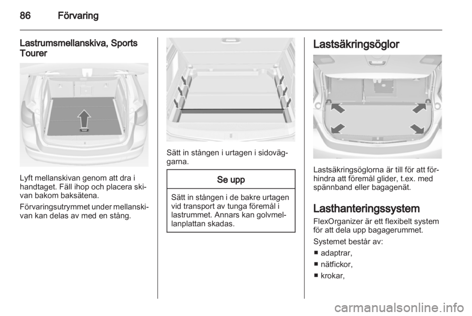 OPEL ASTRA J 2013  Instruktionsbok 
