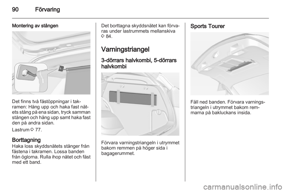 OPEL ASTRA J 2013  Instruktionsbok 